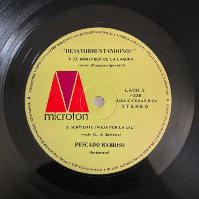 Vinilo Pescado Rabioso Desatormentándonos Spinetta - miniatura 4