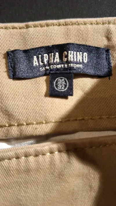 Pantalones Dockers Alpha Chino beige - miniatura 2