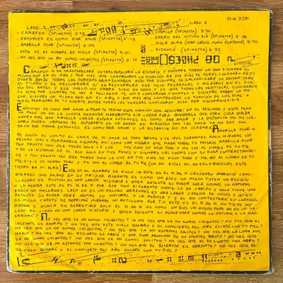 Vinilo Spinetta Jade - Madre En Años Luz Original - miniatura 6