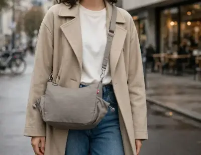 Bolso cruzado gris casual y versátil - miniatura 4