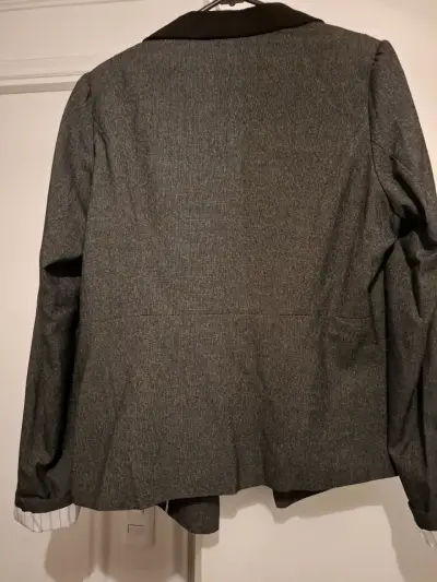 Blazer gris elegante para mujer LDP talla 46 - miniatura 4