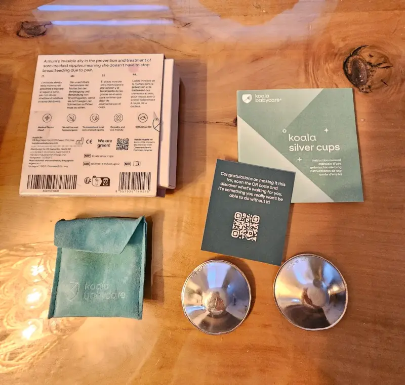 Copas de plata 100% para lactancia Koala Babycare - 4