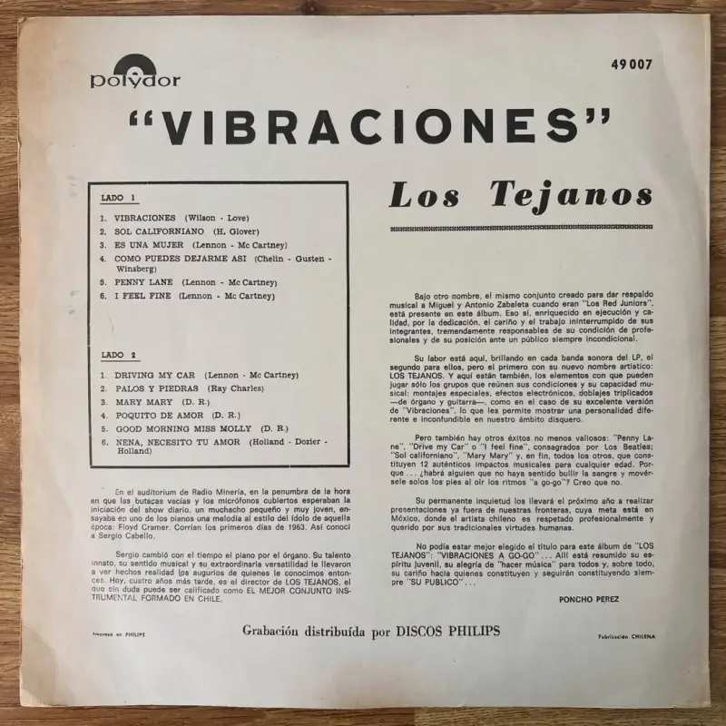 Vinilo Los Tejanos - Vibraciones Go-Go - 2