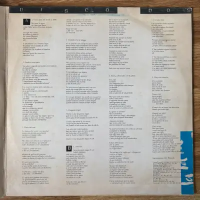 Vinilo Spinetta Fito Páez - La La La Original 1985 - miniatura 4