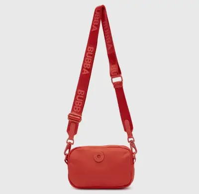 Riñonera roja casual con correa ajustable - miniatura 6