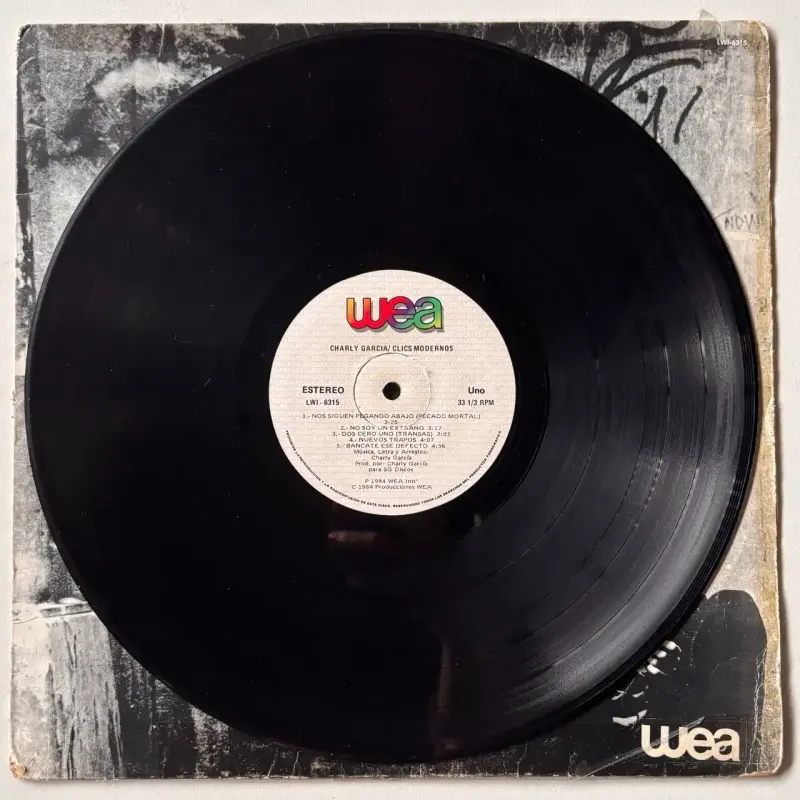 Vinilo Charly García Clics Modernos 1984 Original - 4