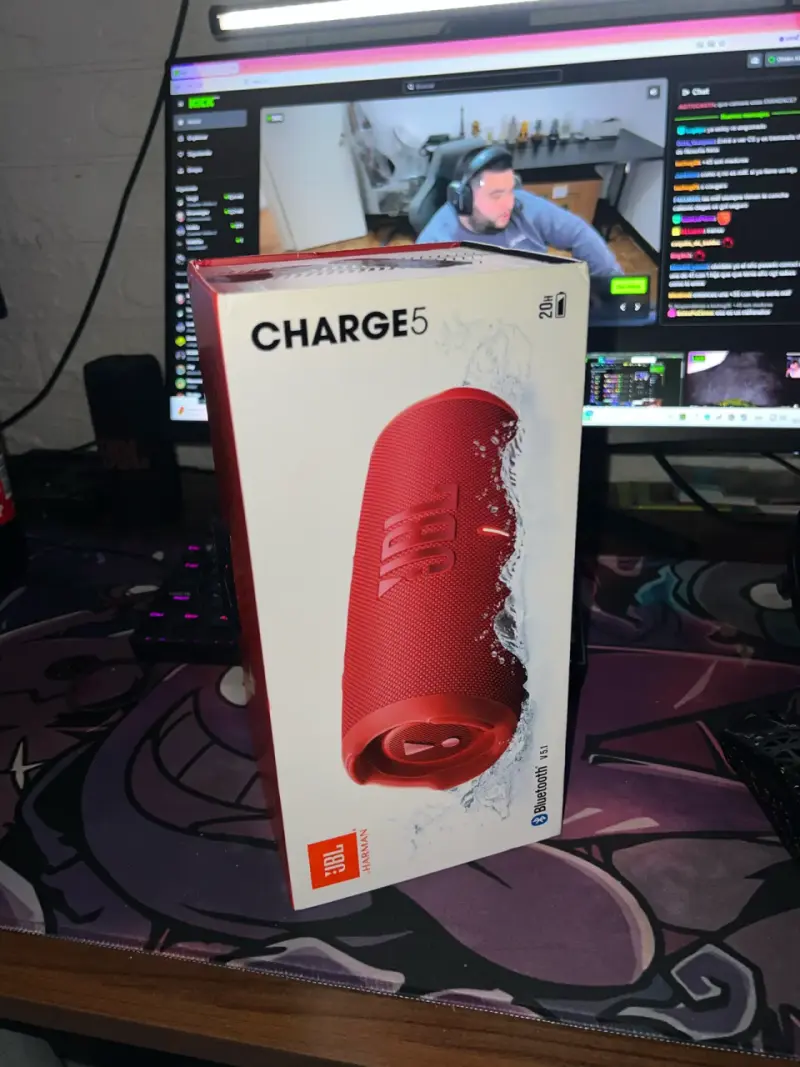 Parlante Bluetooth JBL Charge 5 Rojo - 1