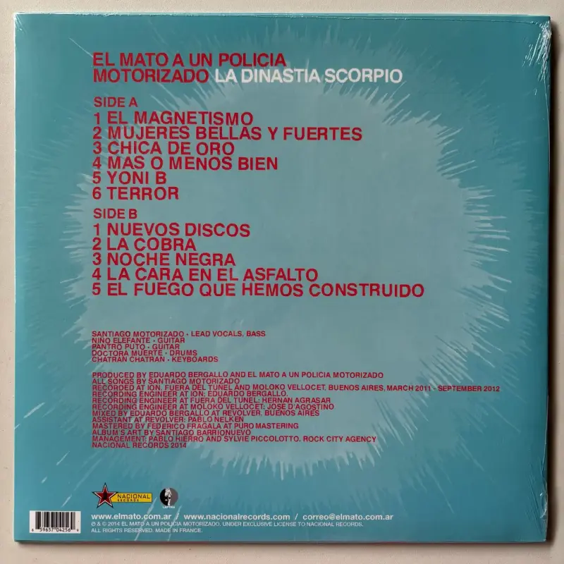 Vinilo El Mató a un Policía Motorizado La Dinastía Scorpio Edición Limitada - 2
