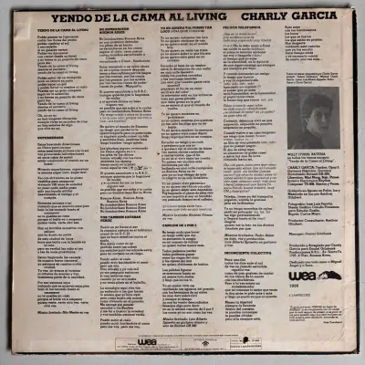 Vinilo Charly García Yendo de la Cama al Living - miniatura 2