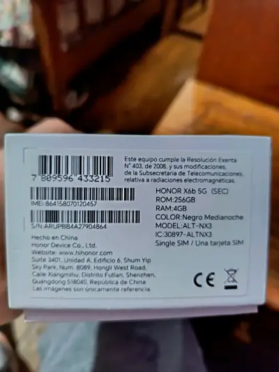 Teléfono Honor X6b 5G Verde 256GB - miniatura 2