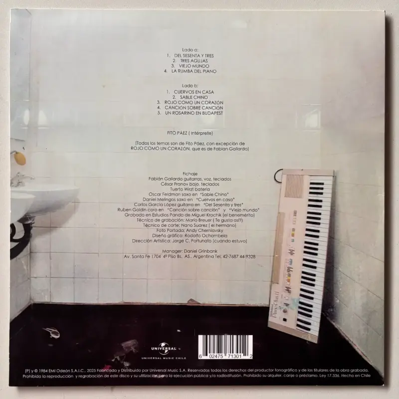 Vinilo Fito Páez Del 63 - 2