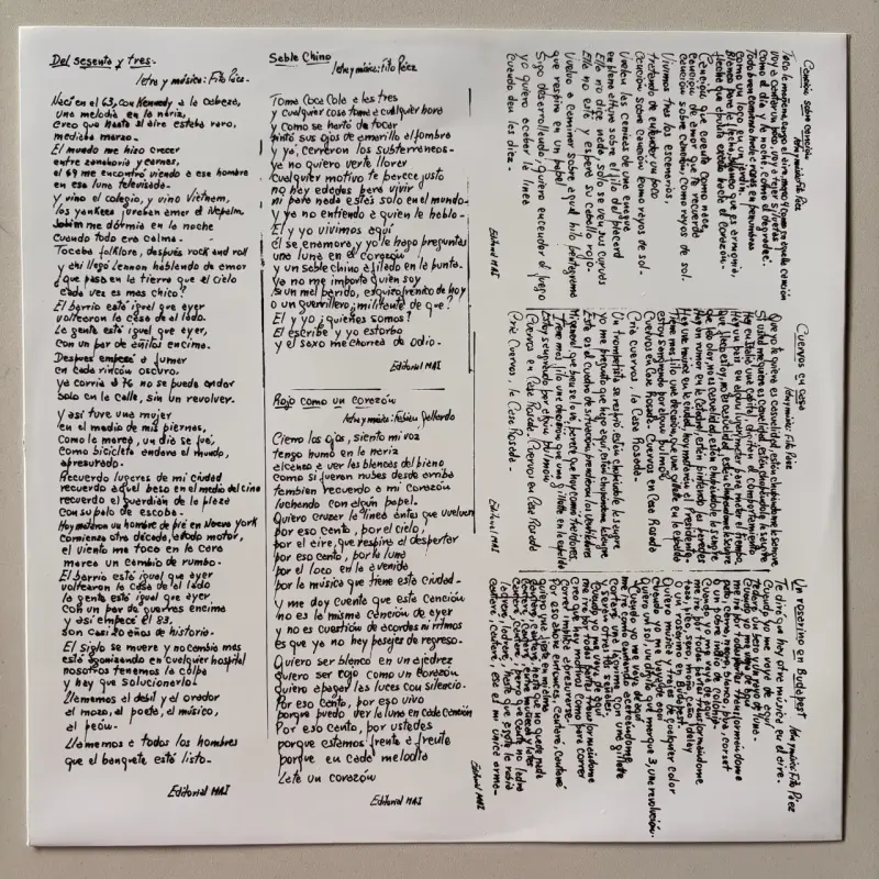 Vinilo Fito Páez Del 63 - 5