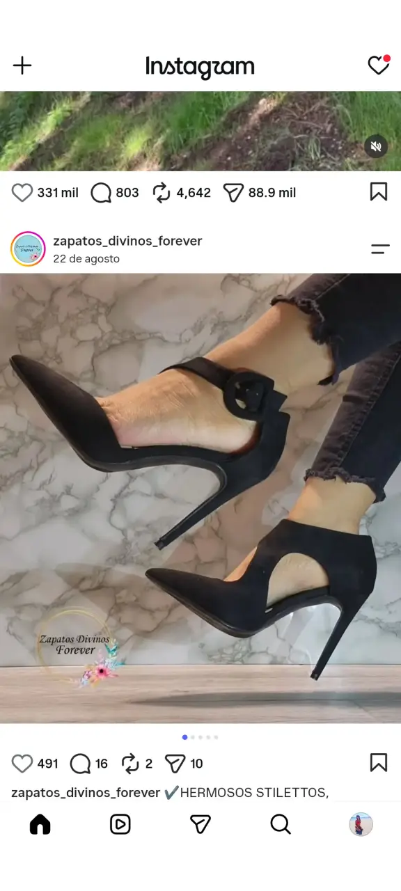 Tacones stiletto negros elegantes