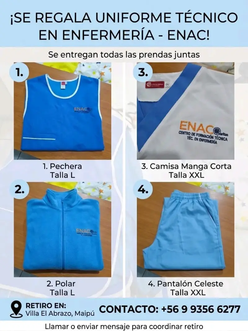Uniforme Técnico de Enfermería ENAC Completo