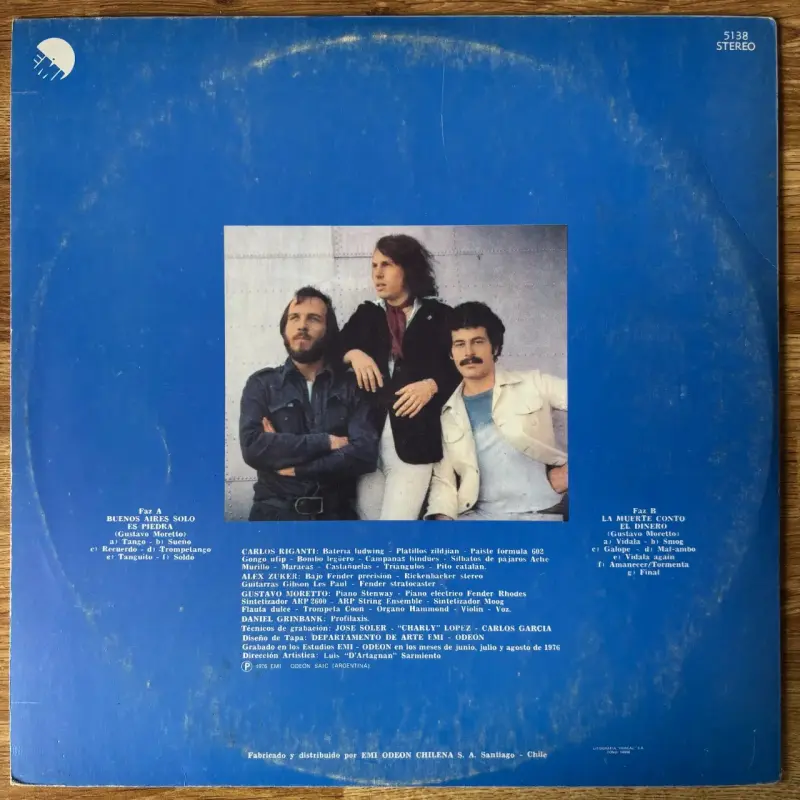 Vinilo Alas - Alas 1976 Original Edici贸n Escasa - 2
