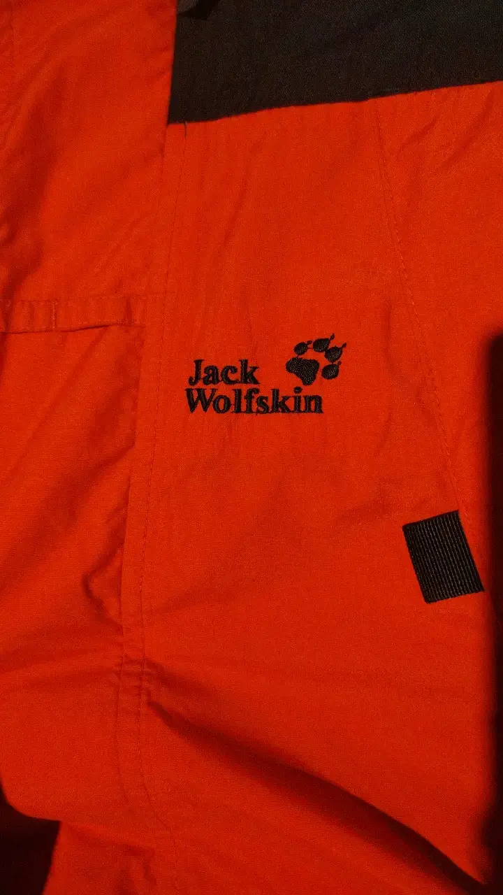 Chaqueta impermeable Jack Wolfskin roja 2 en 1 - 2