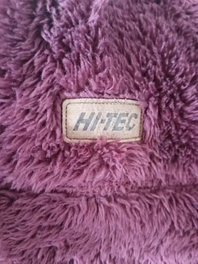 Chaqueta de polar con capucha Hi-Tec burdeo - miniatura 1