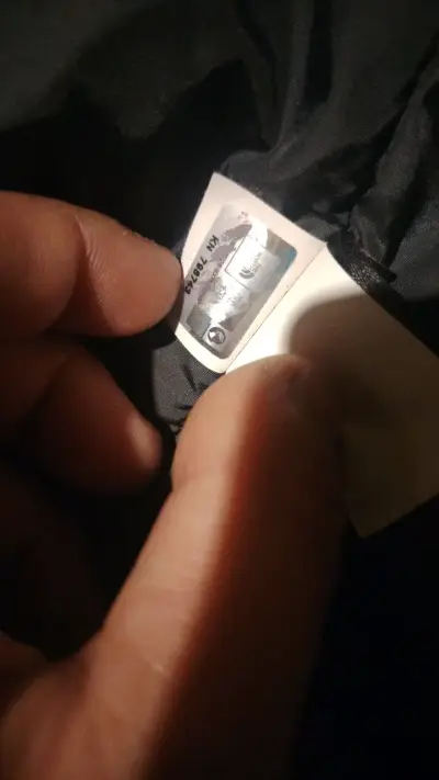Chaqueta impermeable The North Face azul y negra - miniatura 4