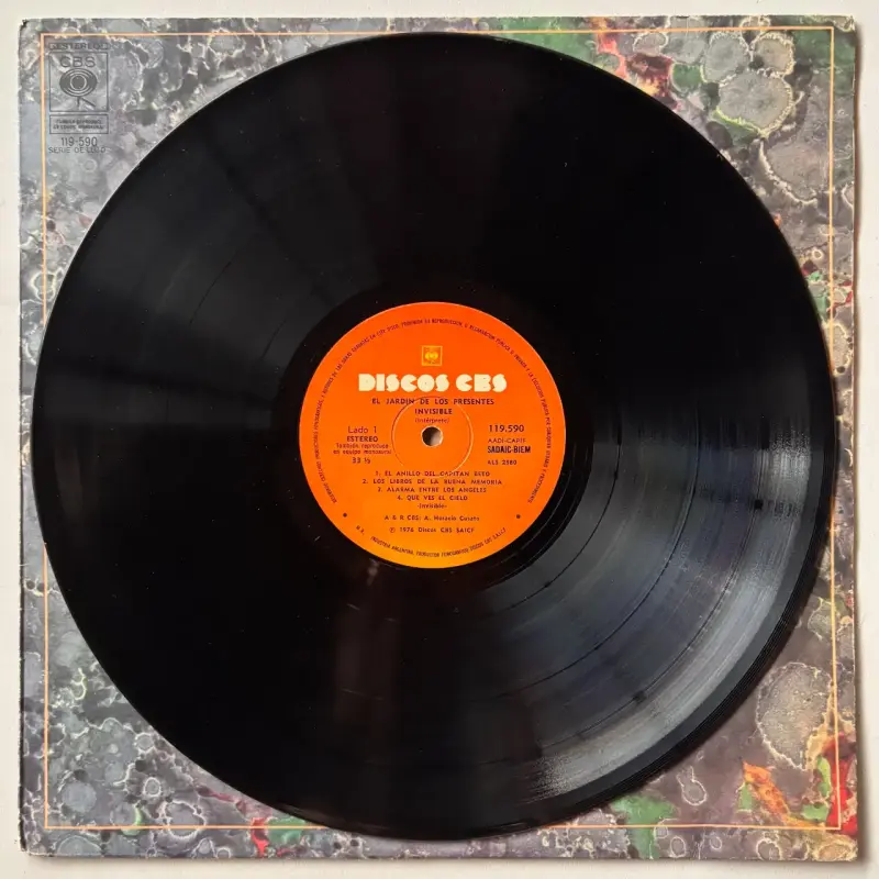 Vinilo Spinetta El Jardín de los Presentes 1976 - 5