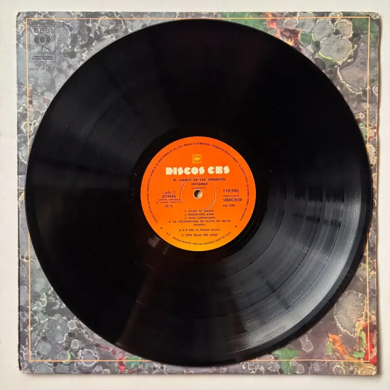 Vinilo Spinetta El Jardín de los Presentes 1976 - 6