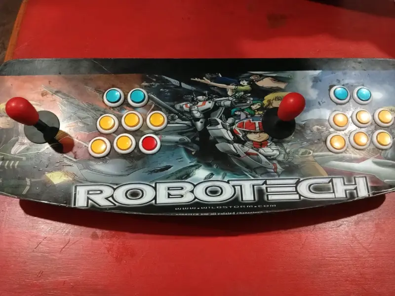 Control arcade Robotech con botones y palancas - 3
