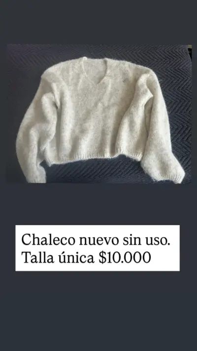 Chaleco gris nuevo sin uso - miniatura 1