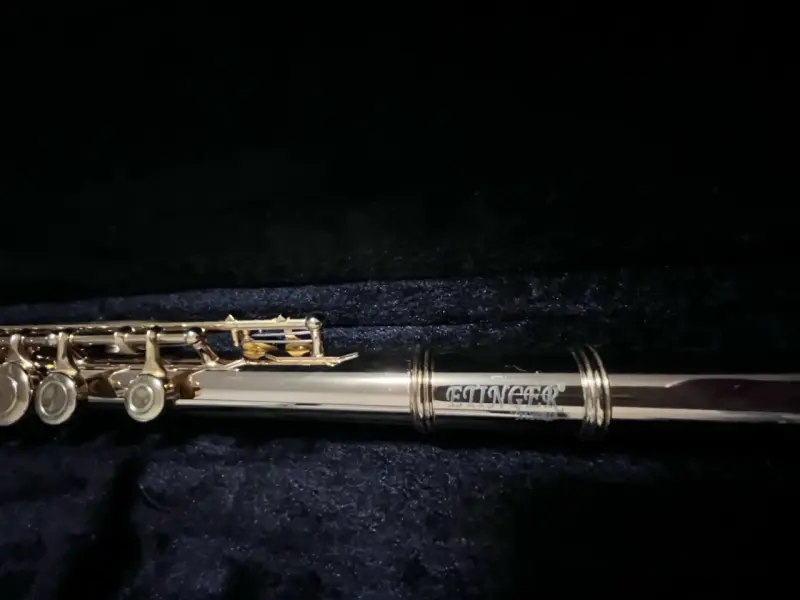 Flauta Traversa Etlinger “austria” Dorada Sin Uso - 4