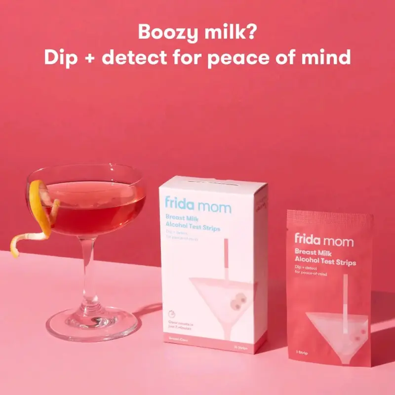 Tiras reactivas para detectar alcohol en leche - 1