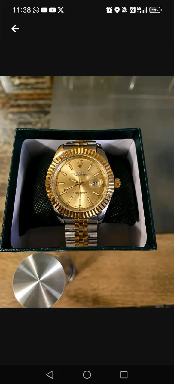 Reloj Rolex Datejust Bicolor Dorado - 1