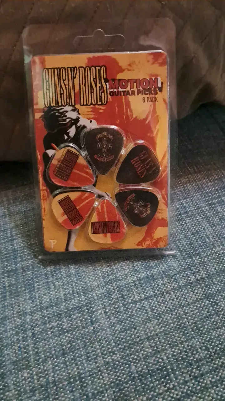 Uñetas holograficas de Guns N Roses