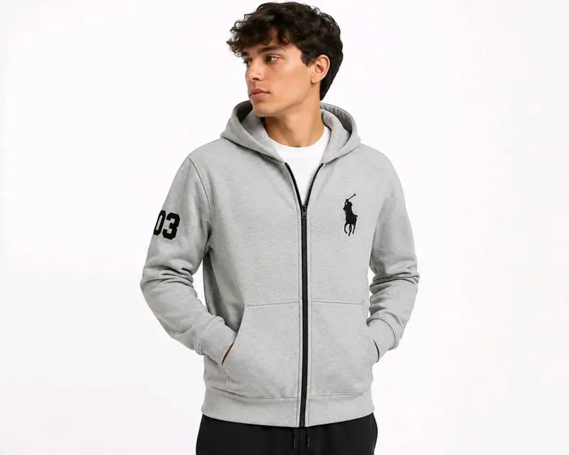 Polerón con capucha gris Polo Ralph Lauren - 2