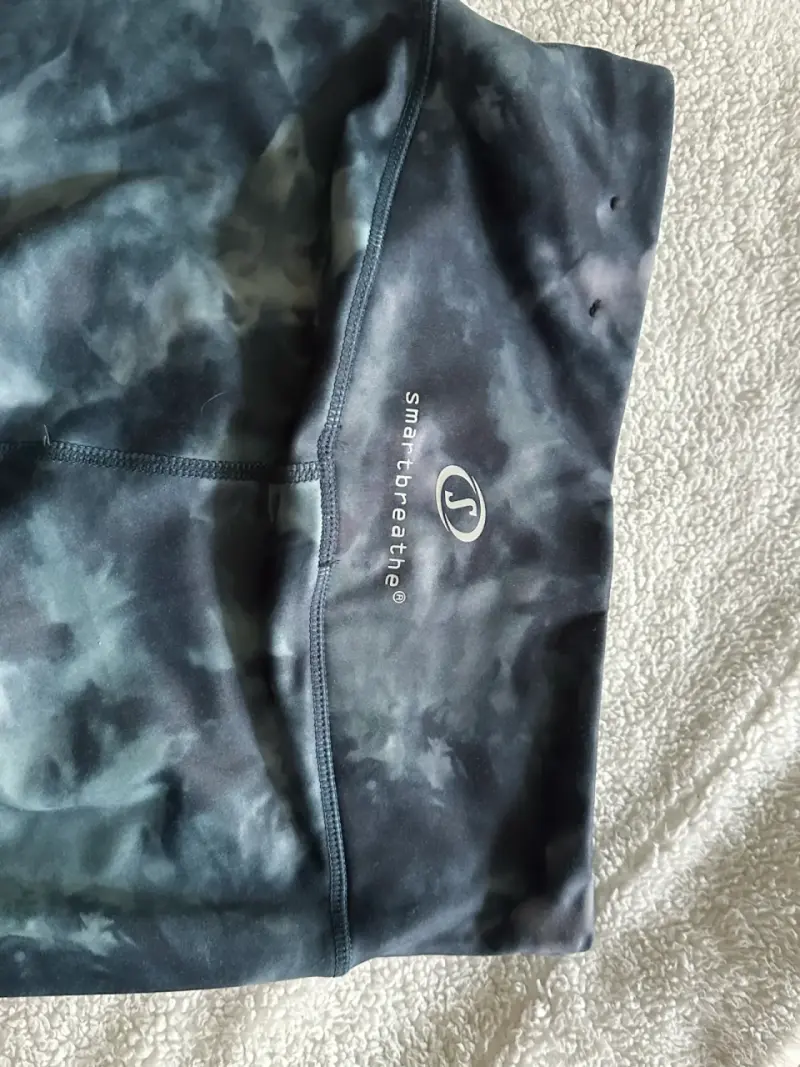 Leggings deportivos con diseño tie-dye azul - 5