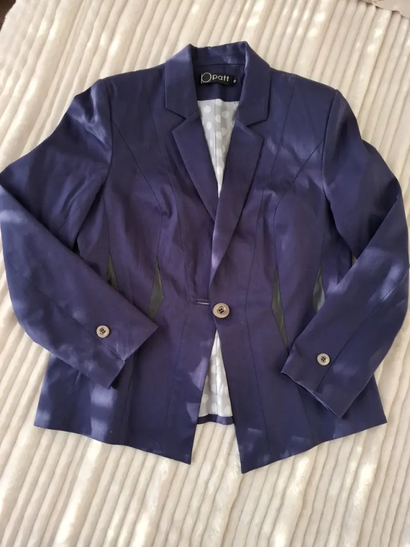 Blazer azul para mujer marca Patt - 1