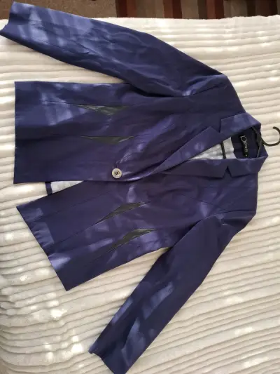 Blazer azul para mujer marca Patt - miniatura 3