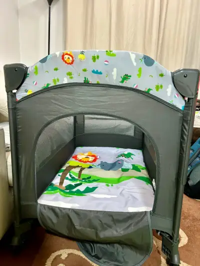 Cuna Corral Plegable LuBabycas para Bebé - miniatura 2
