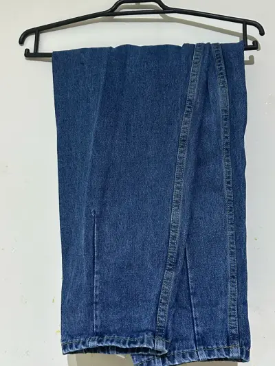 Jeans de mezclilla azul para mujer Sybilla - miniatura 1