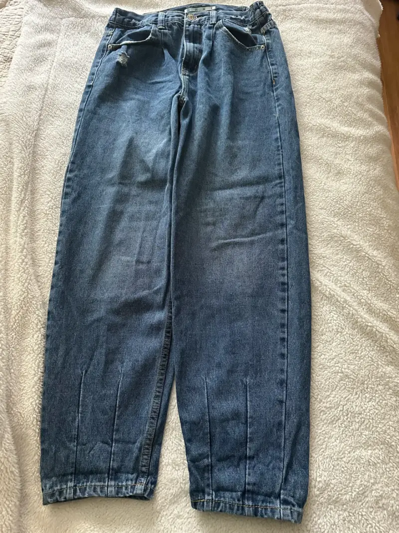 Jeans de mezclilla azul para mujer Sybilla - 2