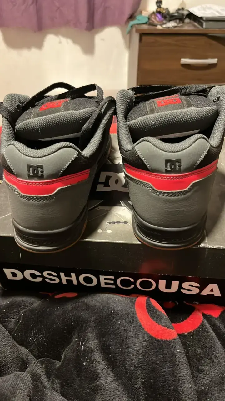 Zapatillas DC Shoes Stag negro/ gris / rojo - 3