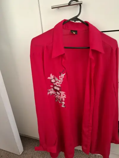 Blusa rcon bordado floral para mujer - miniatura 1