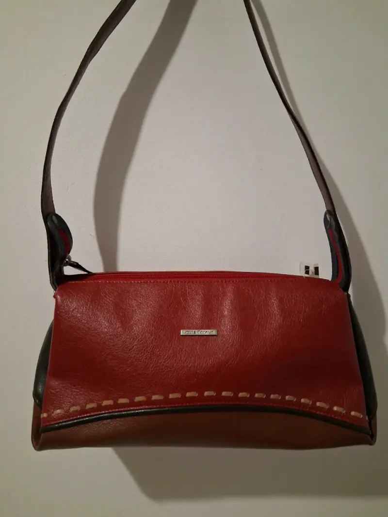 Bolso de cuero rojo Louis Feraud - 4