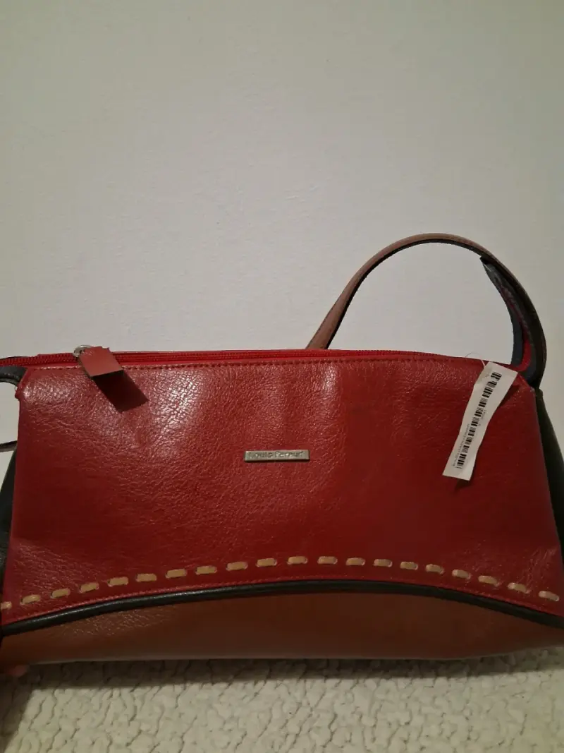 Bolso de cuero rojo Louis Feraud - 5