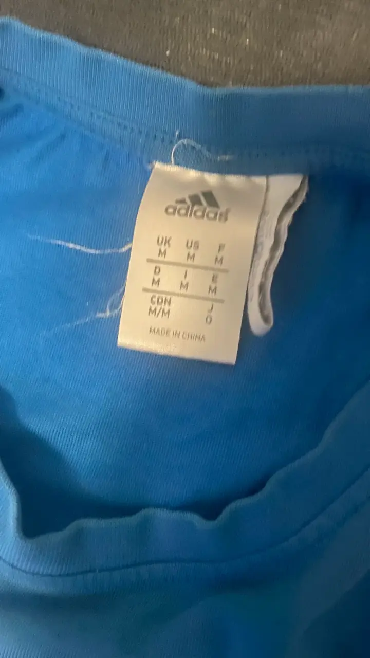 Polera Adidas Training Azul para Hombre - 3