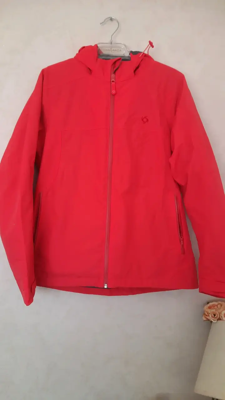 Chaqueta Doite roja impermeable para mujer - 1