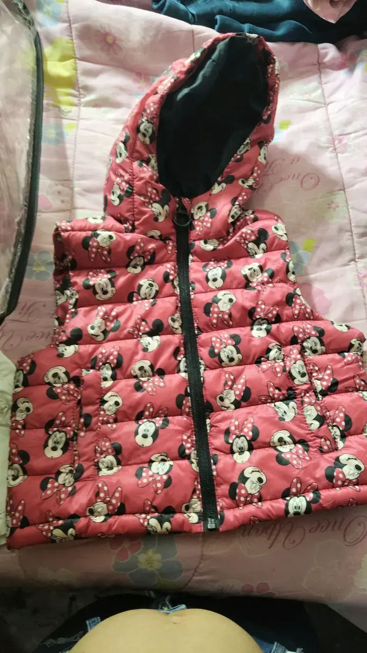 Chaleco acolchado infantil Minnie Mouse - 1