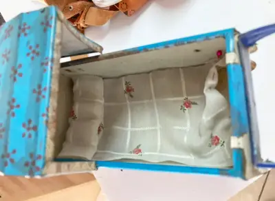 Cochecito de Juguete Vintage Azul - miniatura 5