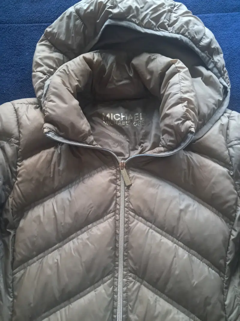Abrigo largo acolchado Michael Kors beige - 2