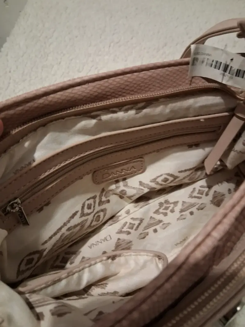 Cartera rosa Danna con múltiples bolsillos - 6