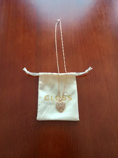 Collar de Corazón Gloss Crystal con Certificado - miniatura 3