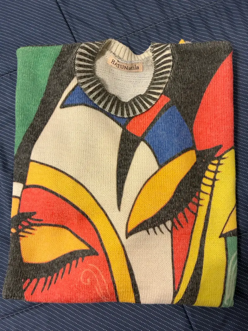 Suéter colorido con diseño artístico Hatun Nalia - 2