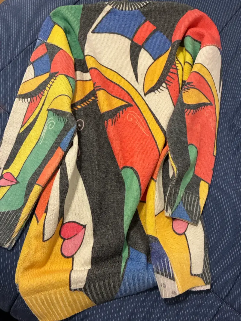 Suéter colorido con diseño artístico Hatun Nalia - 3
